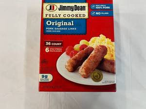 L. 36 Count Package Jimmy Dean Sausage Links