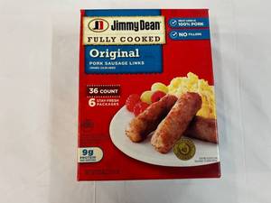 L. 36 Count Package Jimmy Dean Sausage Links