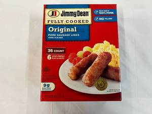 L. 36 Count Package Jimmy Dean Sausage Links