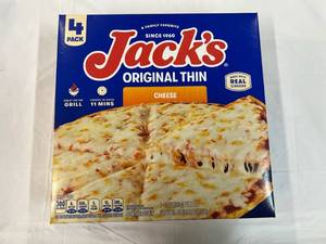 L. 4Pack Jacks Orginal Thin Cheese Pizza