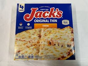 L. 4Pack Jacks Orginal Thin Cheese Pizza