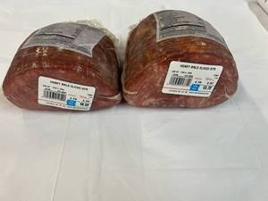 F. 2.20lbs & 2.87lbs Smithfield Honey Cured Sliced Ham