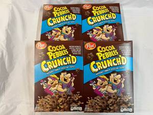 4x 11.5oz Cocoa Pebbles Crunch Cereal