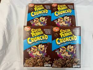 4x 11.5oz Cocoa Pebbles Crunch Cereal