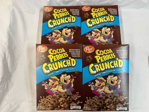 4x 11.5oz Cocoa Pebbles Crunch Cereal