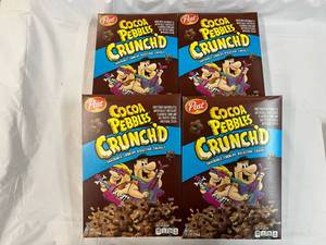 4x 11.5oz Cocoa Pebbles Crunch Cereal