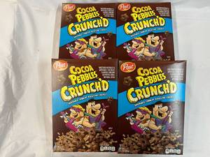 4x 11.5oz Cocoa Pebbles Crunch Cereal