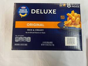 8x 14oz box Kraft Deluxe Mac & Cheese