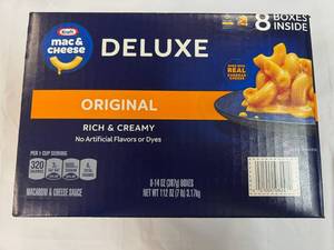8x 14oz box Kraft Deluxe Mac & Cheese