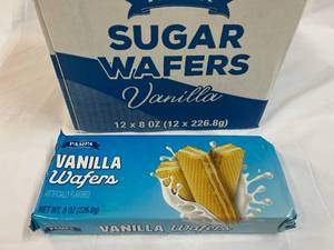 12x 8oz Pampa Sugar Wafers-Vanilla