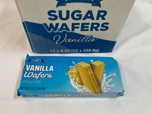 12x 8oz Pampa Sugar Wafers-Vanilla