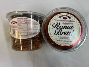 2x 38oz Tubs Olde-Fashoned Hand Dipped Peanut Brittle
