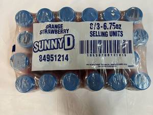 24x 6.75oz Bottles Sunny D OrangeStrawberry
