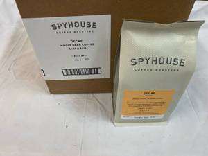 6x 10oz Bags Spyhouse Decaf Coffee-Whole Bean