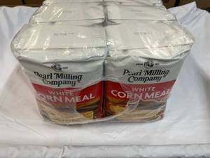 8x 5lb Bags White Corn Meal