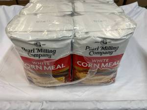 8x 5lb Bags White Corn Meal