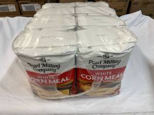 8x 5lb Bags White Corn Meal