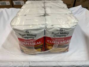 8x 5lb Bags White Corn Meal