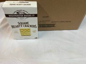 12x 6oz Boxes Square Hearty Crackers