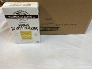 12x 6oz Boxes Square Hearty Crackers