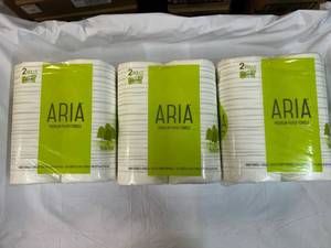 6x Aria Rolls 2ply  Paper Towels