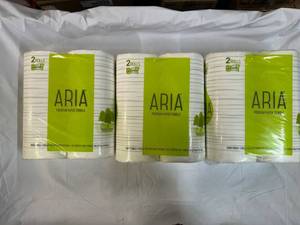 6x Aria Rolls 2ply  Paper Towels