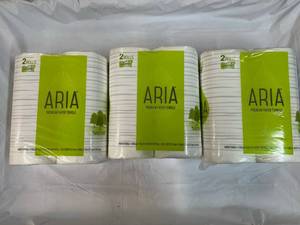 6x Aria Rolls 2ply  Paper Towels