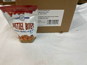 10x 7oz Bags Peanut Butter & Jelly Pretzel Bites