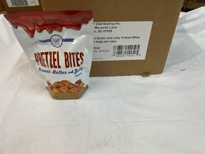 10x 7oz Bags Peanut Butter & Jelly Pretzel Bites