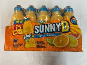 15x 11.3oz Bottles SunnyD-Sports Cap
