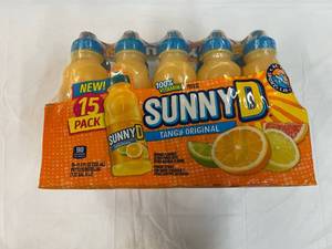 15x 11.3oz Bottles SunnyD-Sports Cap