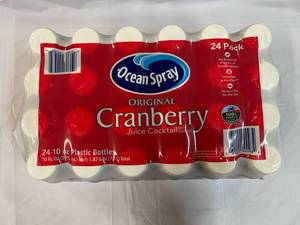 24x 10oz Bottles Cranberry Juice
