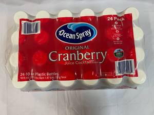 24x 10oz Bottles Cranberry Juice