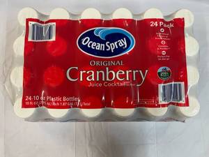24x 10oz Bottles Cranberry Juice
