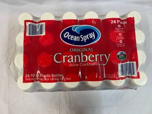 24x 10oz Bottles Cranberry Juice