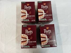 4x 10ct Kcup Peets Holiday Blend Coffee