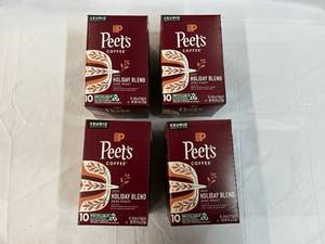 4x 10ct Kcup Peets Holiday Blend Coffee