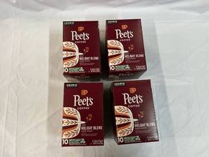 4x 10ct Kcup Peets Holiday Blend Coffee