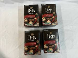 4x 10ct Kcup Peets Holiday Blend Coffee