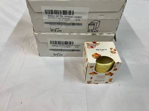 12x Persian Amber Candles-Terracota Pots