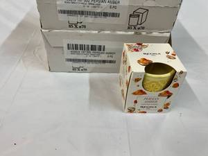 12x Persian Amber Candles-Terracota Pots