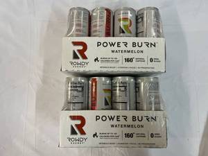 2x 12Pack Rowdy Power Burn-Watermelon