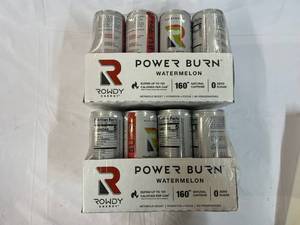 2x 12Pack Rowdy Power Burn-Watermelon