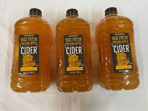 3x 64oz Honeycrisp Apple Cider