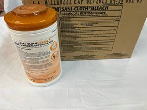 1 Case Sani-Cloth With Bleach