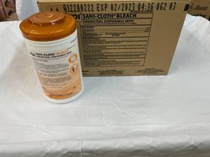 1 Case Sani-Cloth With Bleach