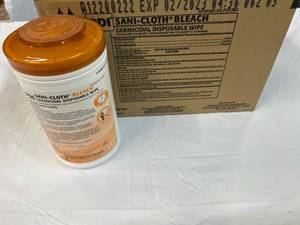 1 Case Sani-Cloth With Bleach