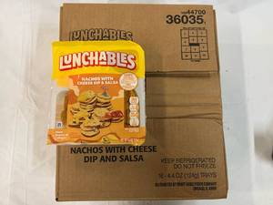 16x 4.2oz Lunchables Nachos wCheese Dip & Salsa