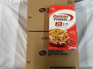 2x 8-9oz Boxes Post Premier Protein Cereal