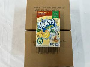 24x 8ct Wylers Singles to Go-Ginger Lemon Ice Tea
